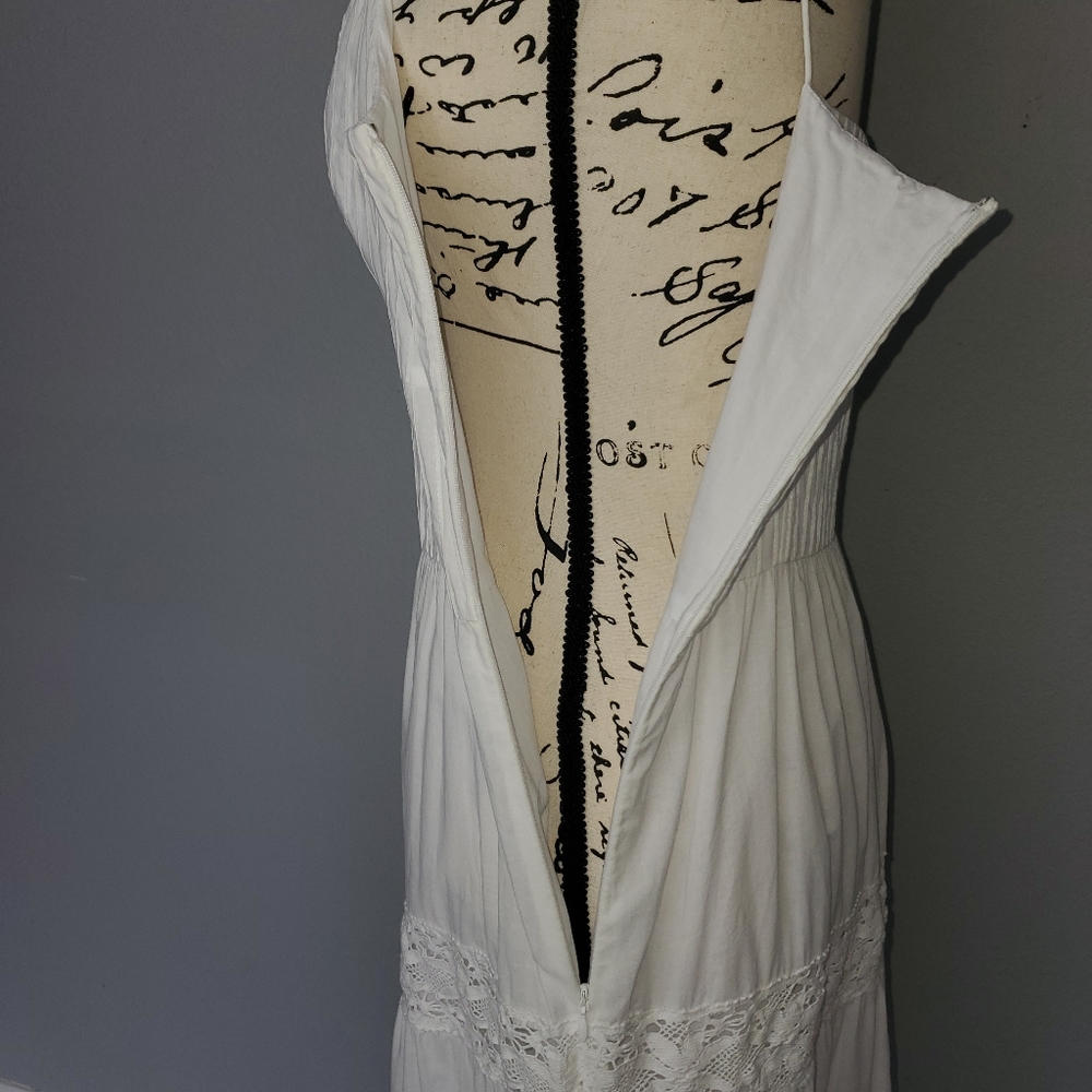 Ann Taylor Loft white dress with spaghetti straps - Picture 10 of 16